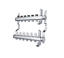 Коллектор Royal Thermo нерж. в сборе универ. 9 вых.+ узел RoyalMix OPTIMAL Коллектор Royal Thermo нерж. в сборе универ. 9 вых.+ узел RoyalMix OPTIMAL