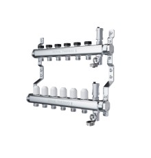 Коллектор Royal Thermo нерж. в сборе универ. 11 вых.+ узел RoyalMix OPTIMAL Коллектор Royal Thermo нерж. в сборе универ. 11 вых.+ узел RoyalMix OPTIMAL