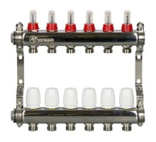 Группа коллекторная ALTSTREAM с расходомерами, сталь 1quot;х 4х3/4quot;