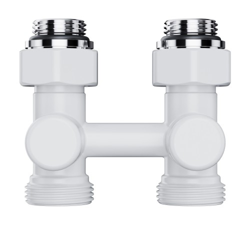 Узел нижнего подключения Royal Thermo Design прямой 1/2quot;х3/4quot; EK (белый) Узел нижнего подключения Royal Thermo Design прямой 1/2quot;х3/4quot; EK (белый)