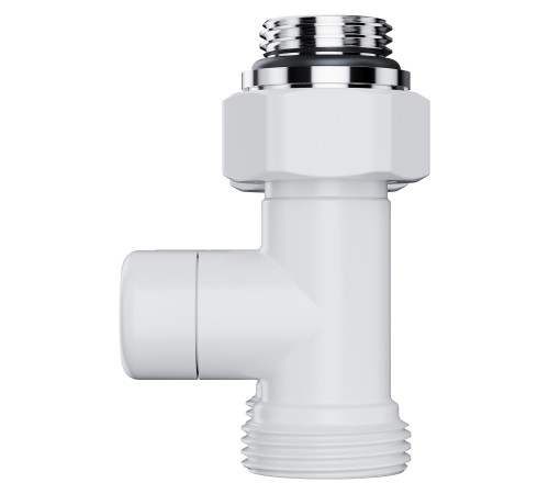 Узел нижнего подключения Royal Thermo Design прямой 1/2quot;х3/4quot; EK (белый) Узел нижнего подключения Royal Thermo Design прямой 1/2quot;х3/4quot; EK (белый)