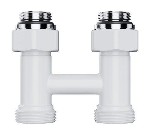 Узел нижнего подключения Royal Thermo Design прямой 1/2quot;х3/4quot; EK (белый) Узел нижнего подключения Royal Thermo Design прямой 1/2quot;х3/4quot; EK (белый)