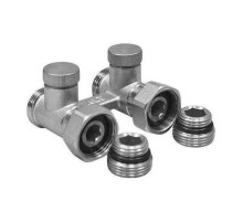 Узел двойной для нижнего подключения радиатора прямой для двухтрубной системы 1/2quot;х3/4quot;, ALTSTREAM