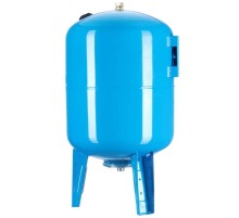 Гидроаккумулятор 100VT синий, вертикальный проходной