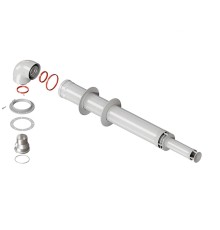 Комплект Royal Thermo: дымоход коаксиальный 60/100-1000мм универсальный + old Navien Deluxe 75/100