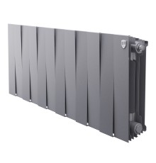 Радиатор биметаллический Royal Thermo PianoForte 300 Серебристый - 12 секц. Радиатор биметаллический Royal Thermo PianoForte 300 Серебристый - 12 секц.