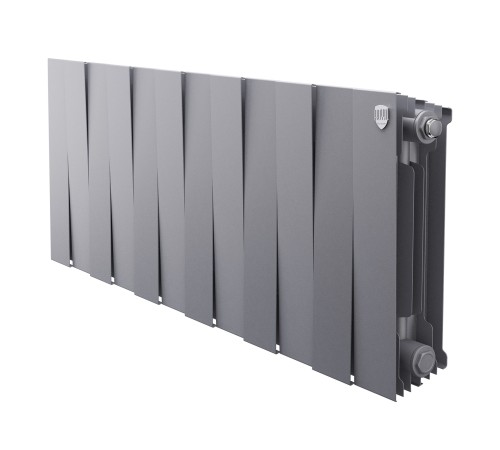 Радиатор биметаллический Royal Thermo PianoForte 300 Серебристый - 12 секц. Радиатор биметаллический Royal Thermo PianoForte 300 Серебристый - 12 секц.