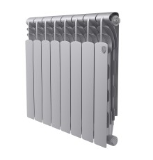 Радиатор биметаллический Royal Thermo Revolution B 500 Серебристый – 8 секц. Радиатор биметаллический Royal Thermo Revolution B 500 Серебристый – 8 секц.