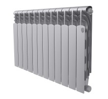 Радиатор биметаллический Royal Thermo Revolution B 500 Серебристый – 12 секц. Радиатор биметаллический Royal Thermo Revolution B 500 Серебристый – 12 секц.