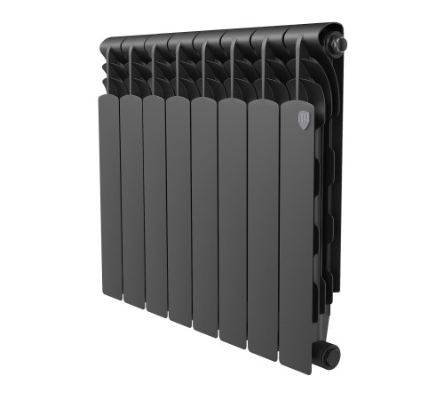 Радиатор биметаллический Royal Thermo Revolution B 500 Чёрный – 10 секц. Радиатор биметаллический Royal Thermo Revolution B 500 Чёрный – 10 секц.