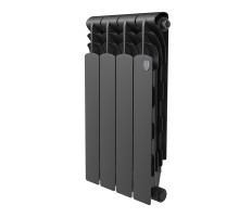 Радиатор биметаллический Royal Thermo Revolution B 500 Чёрный – 4 секц.