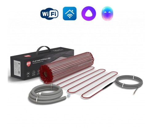 Комплект теплого пола Royal Thermo Flat Mat RTFM 2-150-6 Комплект теплого пола Royal Thermo Flat Mat RTFM 2-150-6