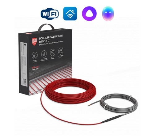 Кабель нагревательный Royal Thermo Doublepower Cable RTDC 2-17-300 (комплект) Кабель нагревательный Royal Thermo Doublepower Cable RTDC 2-17-300 (комплект)