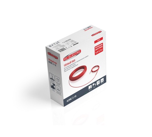 Кабель нагревательный AC ELECTRIC ACMC 2-18-1200 (комплект теплого пола)