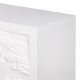 Портал Firelight Loft 30 камень белый, белая эмаль