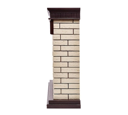 Портал Firelight Bricks 30 камень бежевый, шпон темный дуб Портал Firelight Bricks 30 камень бежевый, шпон темный дуб