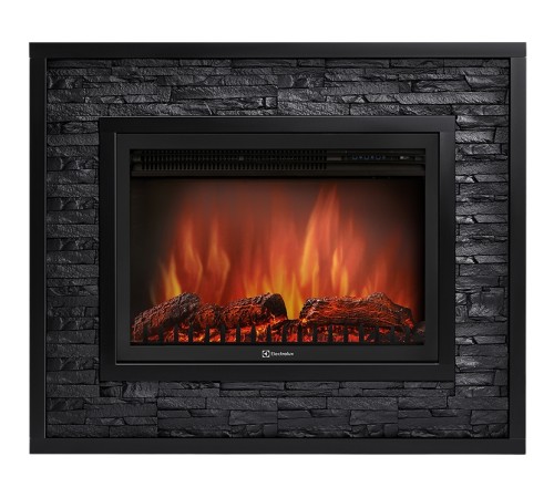 Портал Firelight Loft 30 камень черный, черная эмаль Портал Firelight Loft 30 камень черный, черная эмаль
