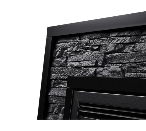 Портал Firelight Loft 30 камень черный, черная эмаль Портал Firelight Loft 30 камень черный, черная эмаль
