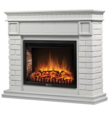 Портал Firelight Bricks 30 камень белый, белая эмаль