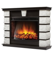Портал Firelight Excalibur 30 камень белый, шпон венге