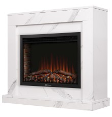 Портал Firelight Simple 25 белый мрамор