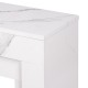 Портал Firelight Simple 25 белый мрамор