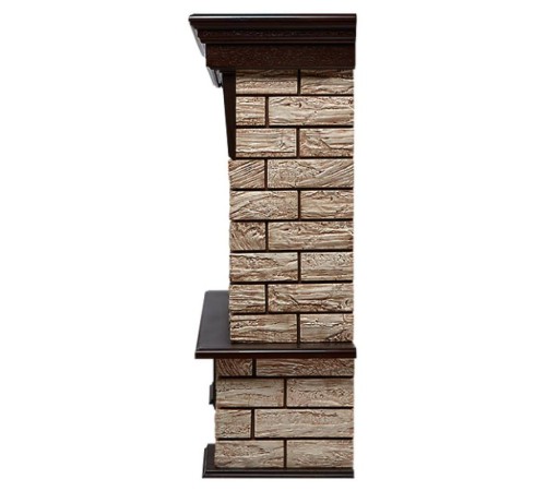 Портал Firelight Forte Wood 25 камень коричневый, шпон темный дуб Портал Firelight Forte Wood 25 камень коричневый, шпон темный дуб