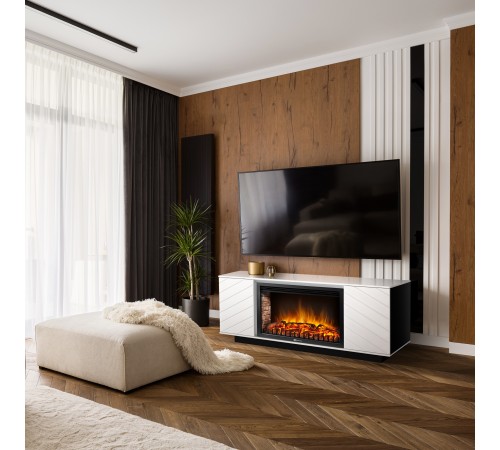Портал Firelight Como 30 белый, черный