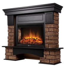 Портал Firelight Forte Wood 25 камень темный, шпон венге