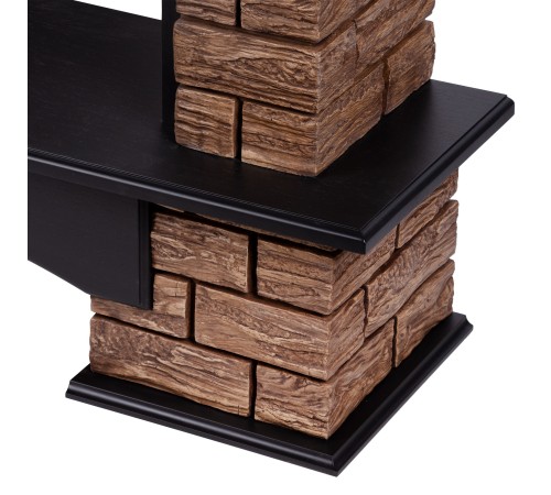 Портал Firelight Forte Wood 25 камень темный, шпон венге Портал Firelight Forte Wood 25 камень темный, шпон венге