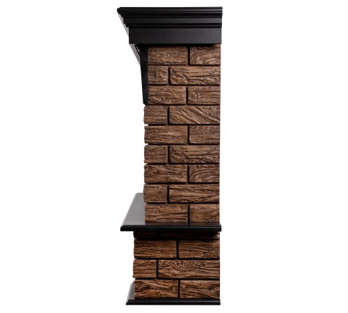 Портал Firelight Forte Wood 25 камень темный, шпон венге Портал Firelight Forte Wood 25 камень темный, шпон венге