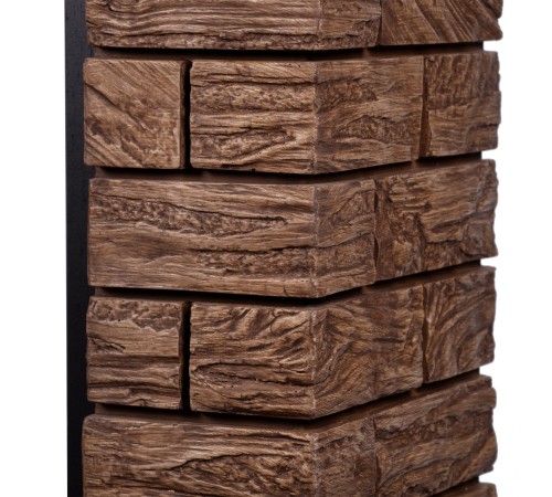 Портал Firelight Forte Wood 25 камень темный, шпон венге Портал Firelight Forte Wood 25 камень темный, шпон венге