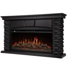 Портал Firelight Porto 42/40/36 камень черный шпон венге