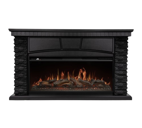 Портал Firelight Porto 42/40/36 камень черный шпон венге Портал Firelight Porto 42/40/36 камень черный шпон венге