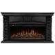 Портал Firelight Porto 42/40/36 камень черный шпон венге