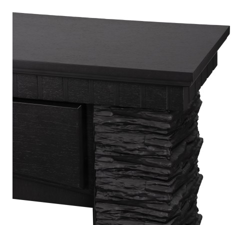 Портал Firelight Porto 42/40/36 камень черный шпон венге Портал Firelight Porto 42/40/36 камень черный шпон венге
