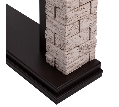 Портал Firelight Bricks Wood Classic камень коричневый, шпон темный дуб Портал Firelight Bricks Wood Classic камень коричневый, шпон темный дуб