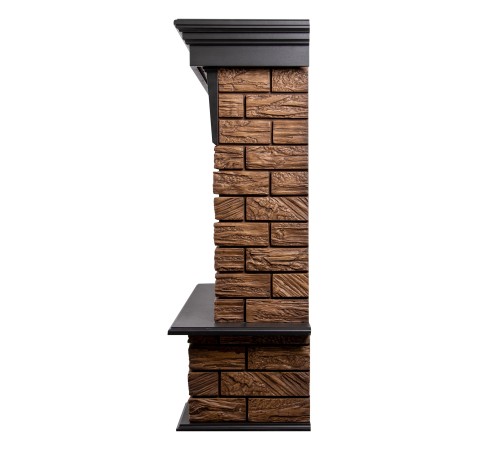 Портал Firelight Forte Wood Classic камень темный, шпон венге Портал Firelight Forte Wood Classic камень темный, шпон венге