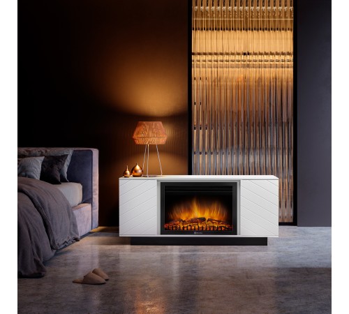 Портал Firelight Como 30 белый, черный, р/в