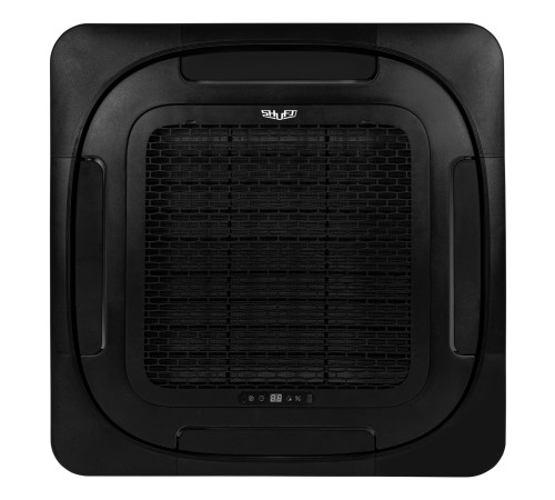 Комплект SHUFT SFLC_C-24HN1_V2_BL полупромышленной сплит-системы, кассетного типа (черная панель) Комплект SHUFT SFLC_C-24HN1_V2_BL полупромышленной сплит-системы, кассетного типа (черная панель)