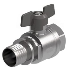 Кран шаровый Royal Thermo с аксиальным соединением ВР 20×3/4quot; Кран шаровый Royal Thermo с аксиальным соединением ВР 20×3/4quot;