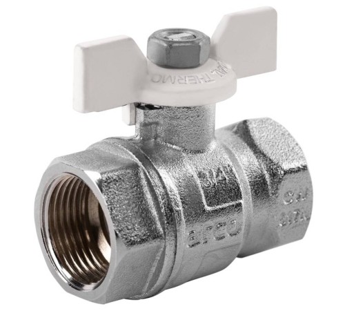 Кран шаровый Royal Thermo EXPERT TEFLON 3/4quot;, ВВ, бабочка Кран шаровый Royal Thermo EXPERT TEFLON 3/4quot;, ВВ, бабочка