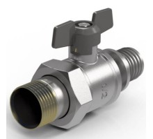 Кран шаровый Royal Thermo с аксиальным соединением НГ 20×3/4quot; Кран шаровый Royal Thermo с аксиальным соединением НГ 20×3/4quot;