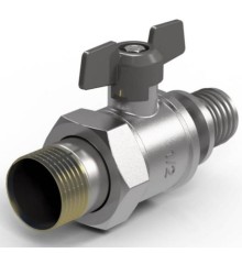 Кран шаровый Royal Thermo с аксиальным соединением НГ 20×3/4quot; Кран шаровый Royal Thermo с аксиальным соединением НГ 20×3/4quot;