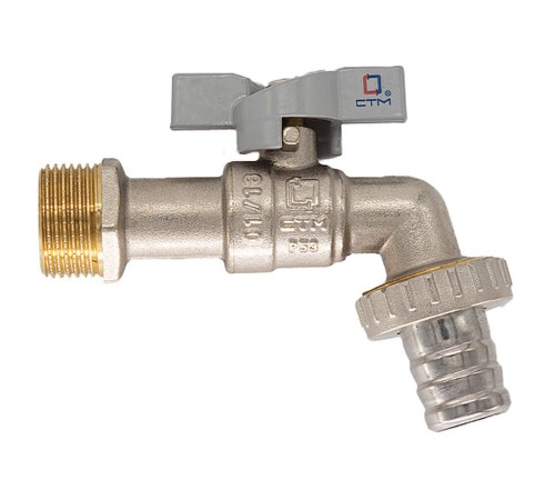 Кран шар. 1/2quot; водоразборный бабочка CTM СТАНДАРТ CWBB0012 Кран шар. 1/2quot; водоразборный бабочка CTM СТАНДАРТ CWBB0012