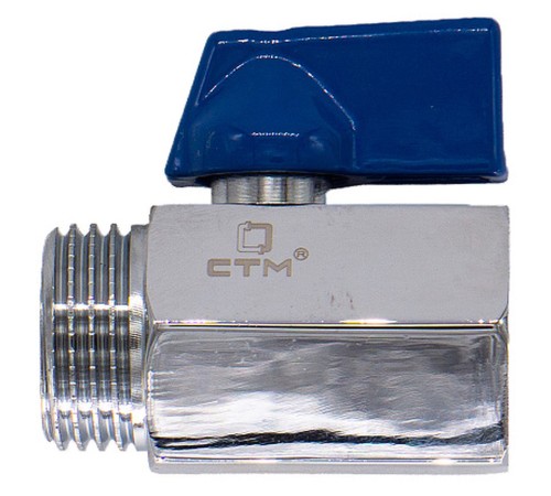 Кран CTM шар. мини для воды 1/2quot; г/ш флажок хром. CWMFM012 Кран CTM шар. мини для воды 1/2quot; г/ш флажок хром. CWMFM012
