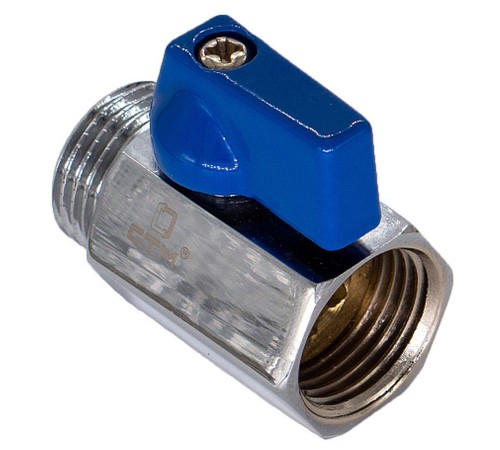 Кран CTM шар. мини для воды 1/2quot; г/ш флажок хром. CWMFM012 Кран CTM шар. мини для воды 1/2quot; г/ш флажок хром. CWMFM012