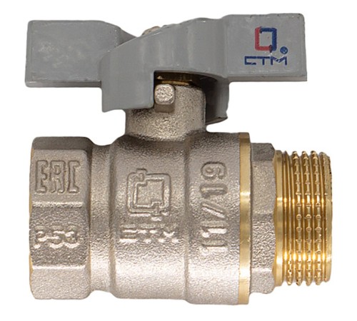 Кран CTM шар. для воды 1quot; г/ш бабочка СТАНДАРТ CWFMB001 Кран CTM шар. для воды 1quot; г/ш бабочка СТАНДАРТ CWFMB001