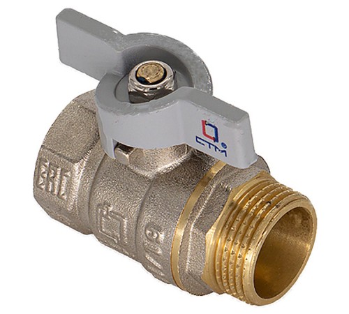 Кран CTM шар. для воды 1quot; г/ш бабочка СТАНДАРТ CWFMB001 Кран CTM шар. для воды 1quot; г/ш бабочка СТАНДАРТ CWFMB001