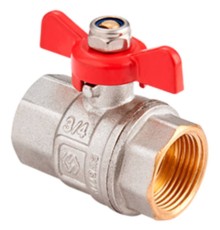 Кран шаровый полнопроходной ROYAL thermo Yorhe 3/4quot; ВВ, бабочка Кран шаровый полнопроходной ROYAL thermo Yorhe 3/4quot; ВВ, бабочка